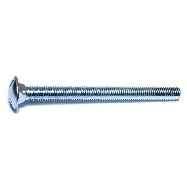 Midwest Fastener Carriage Bolt, Square Neck, 13 (Coarse), 6 in L, Steel, Zinc Plated, 25 PK 07523 - main
